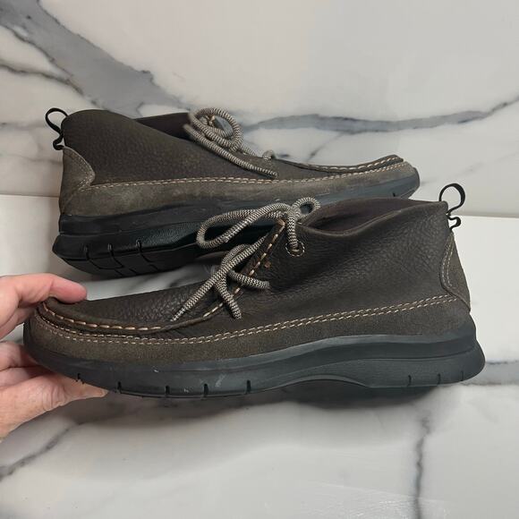 Dockers Men's Brown Flexible Flyweight Moc Toe Stitch Chukka Woodson Boots Sz 8 - Picture 5 of 7